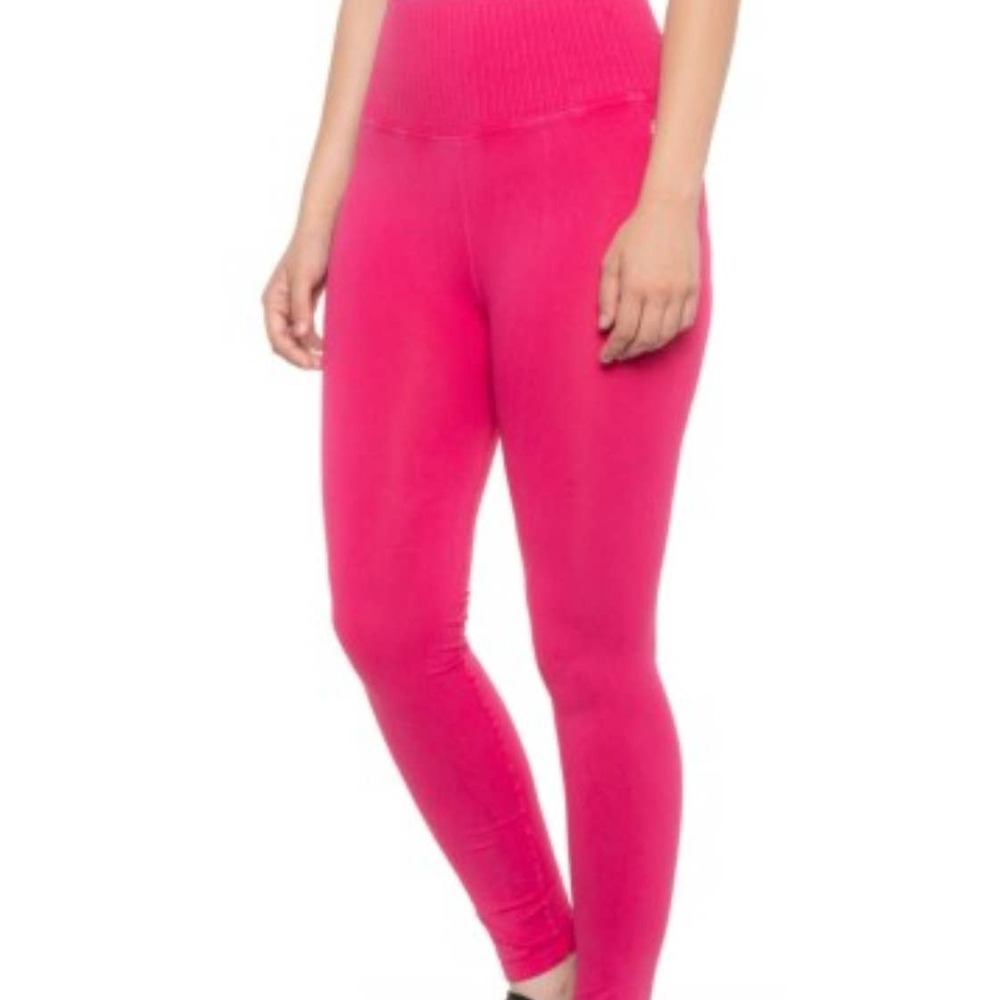 NWT Sz XS Free People Movement Good Karma Leggings Passion Fruit Pink